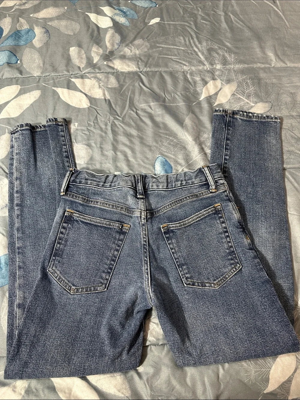 GAP Girls Skinny Jeans in Washed Blue Denim Sz 12 SLIM